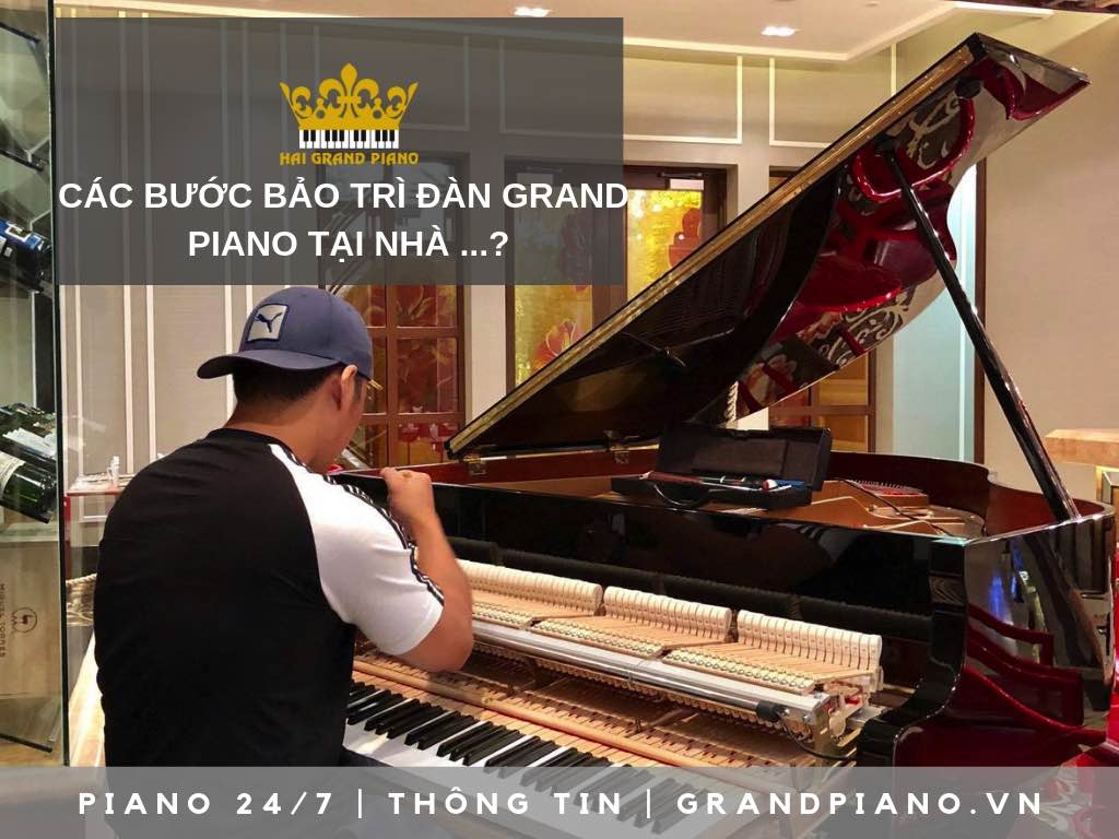 CÁC BƯỚC TIẾN HÀNH BẢO DƯỠNG ĐÀN GRAND PIANO 