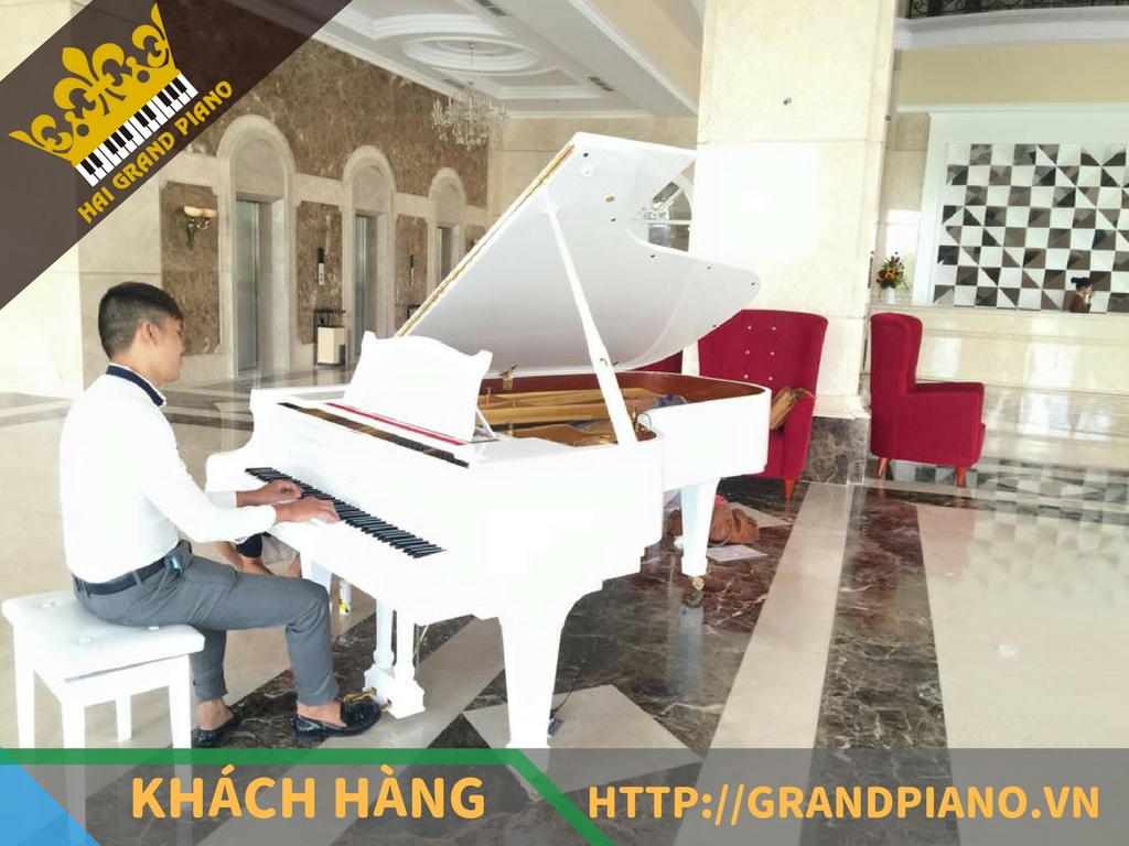 Crystal Palace - Đàn Grand Piano Kawai Màu Trắng No.750 Concert 