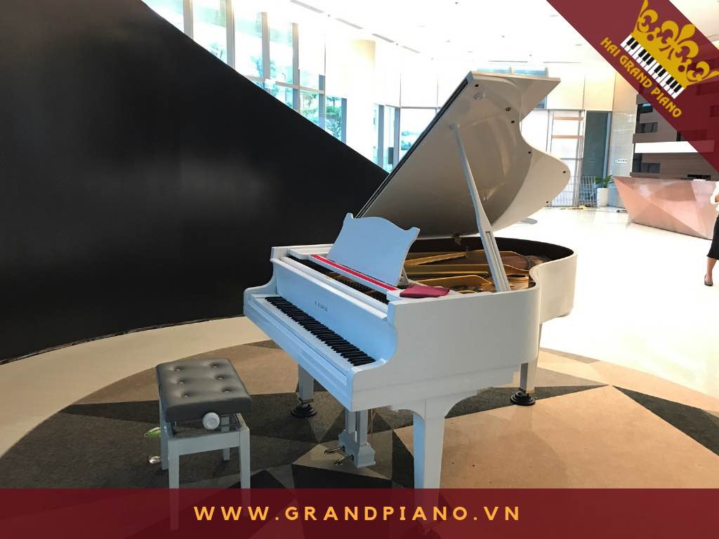 KHU NHÀ MẪU NOVALAND | GRANDP PIANO KAWAI WHITE NO.500